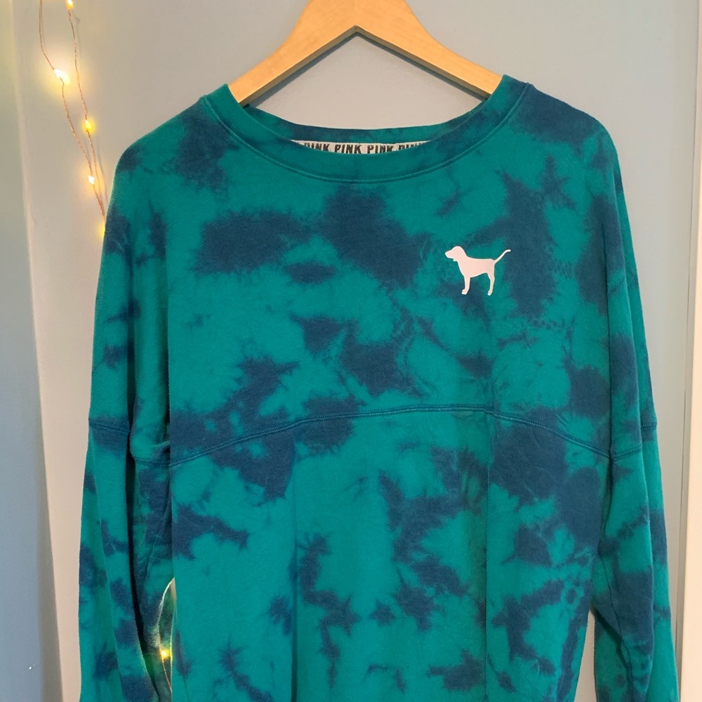 PINK Tie-Dye Long Sleeve